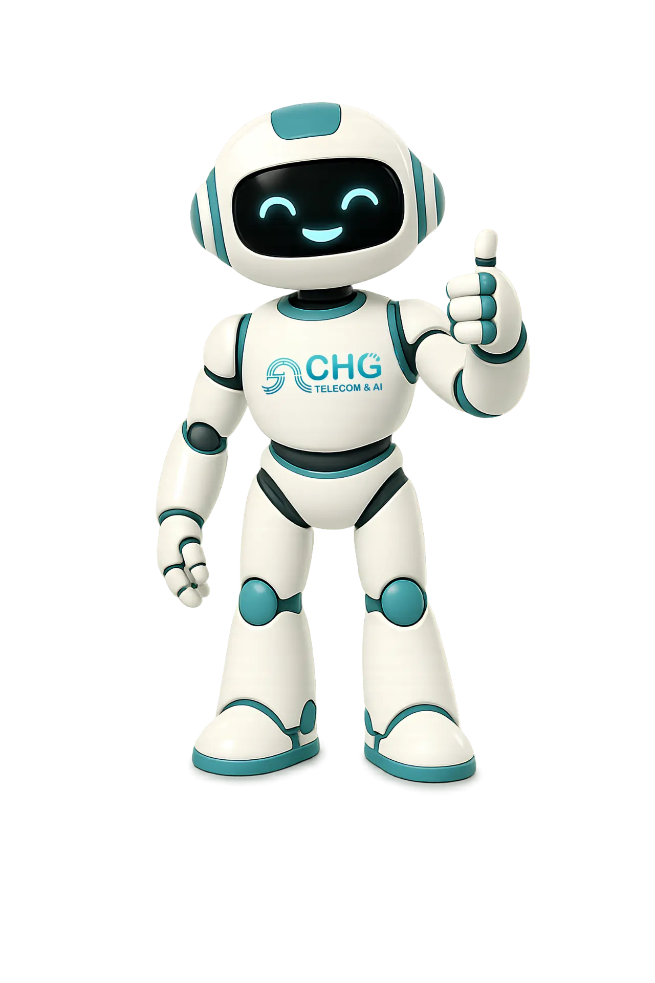 CHG-robot met duim omhoog